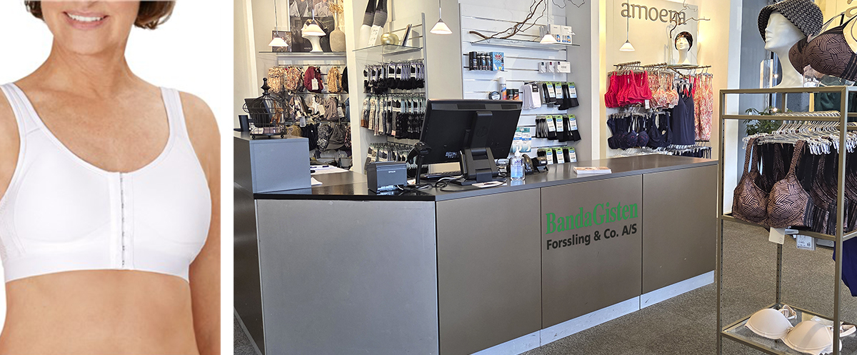 Udstilling med BH’er og lingeri til brystopererede